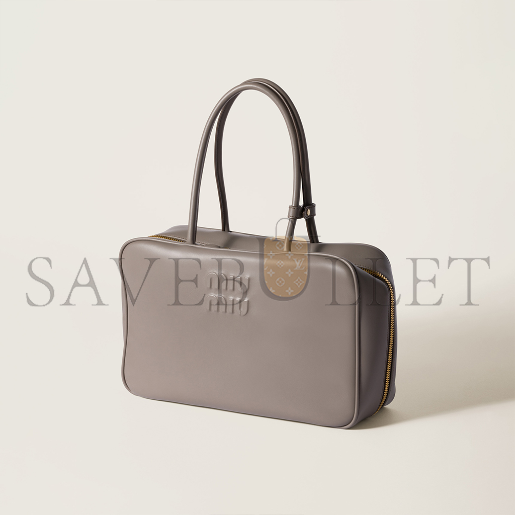 MIU MIU LEATHER BEAU BAG 5BB117 (34-23-10cm) MIU MIU LEATHER BEAU BAG 5BB117 (34-23-10cm)